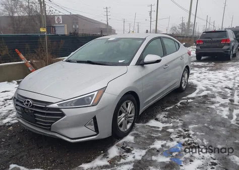 2019 Hyundai Elantra Sel из США, поврежденный, VIN 5NPD84LFXKH404284